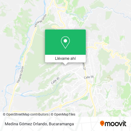 Mapa de Medina Gómez Orlando