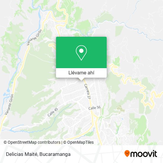 Mapa de Delicias Maité