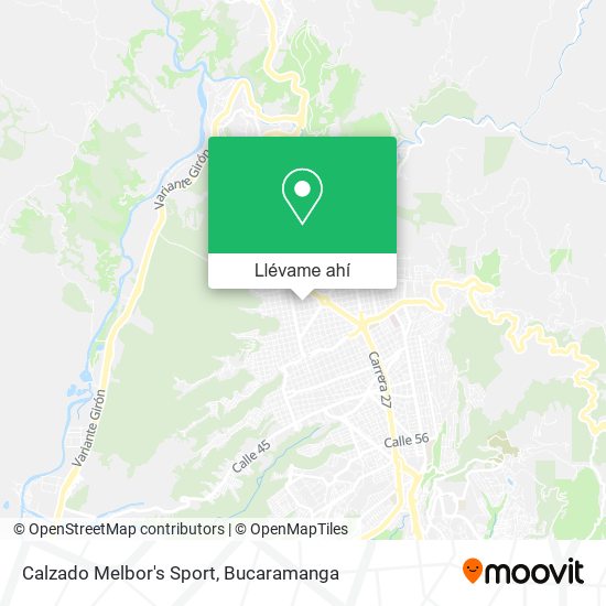 Mapa de Calzado Melbor's Sport