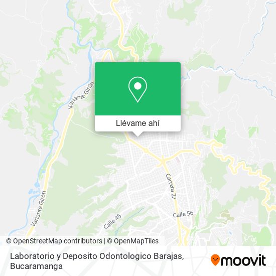 Mapa de Laboratorio y Deposito Odontologico Barajas