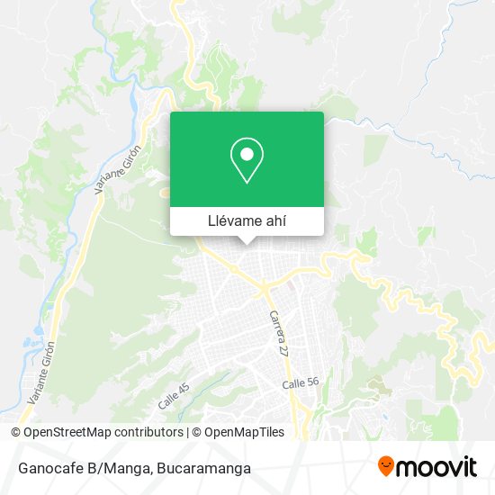 Mapa de Ganocafe B/Manga