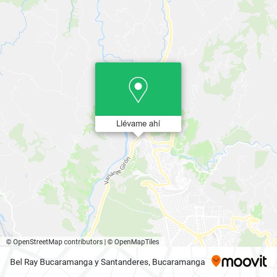 Mapa de Bel Ray Bucaramanga y Santanderes
