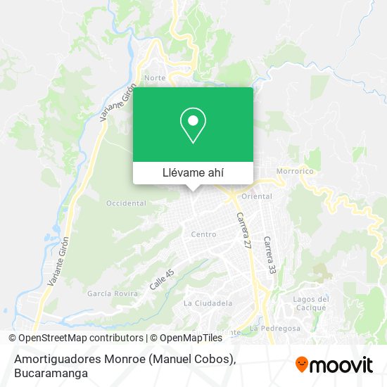 Mapa de Amortiguadores Monroe (Manuel Cobos)