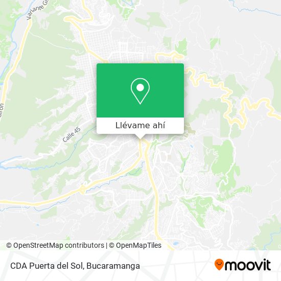 Mapa de CDA Puerta del Sol
