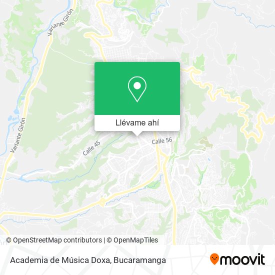 Mapa de Academia de Música Doxa