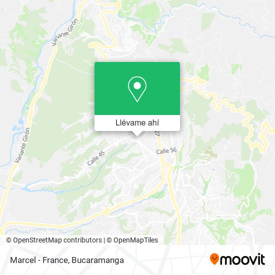 Mapa de Marcel - France