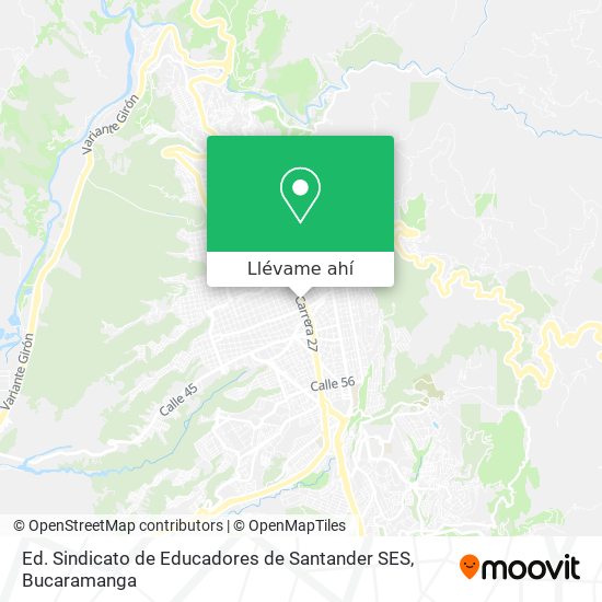 Mapa de Ed. Sindicato de Educadores de Santander SES