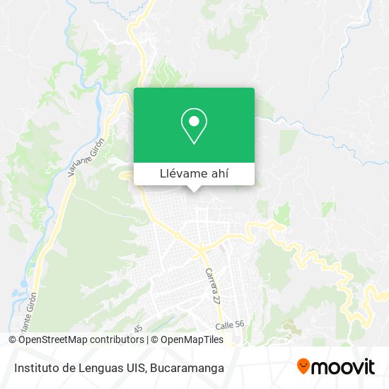 Mapa de Instituto de Lenguas UIS