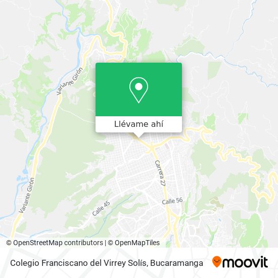 Mapa de Colegio Franciscano del Virrey Solís