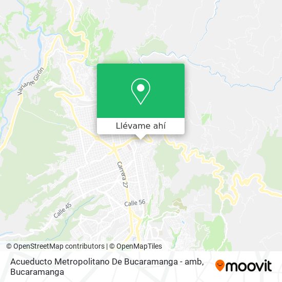 Mapa de Acueducto Metropolitano De Bucaramanga - amb