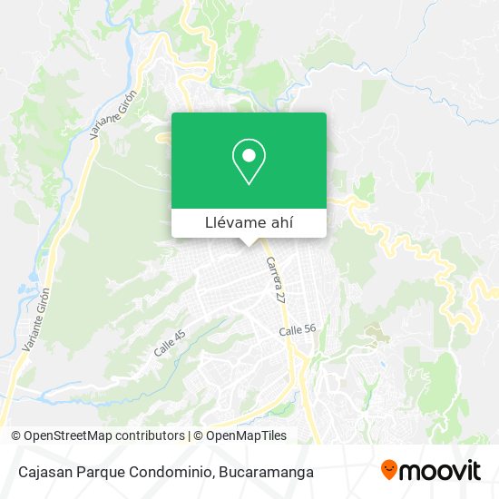 Mapa de Cajasan Parque Condominio