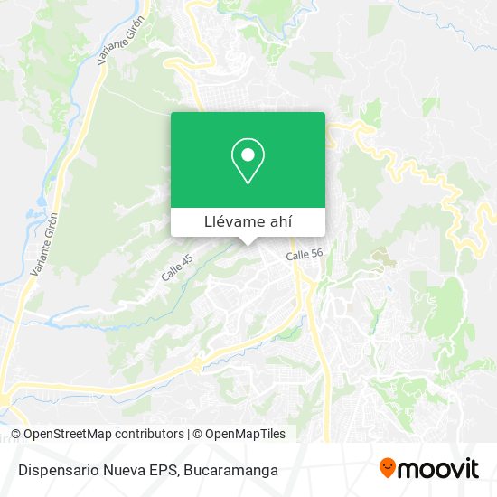 Mapa de Dispensario Nueva EPS