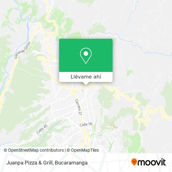 Mapa de Juanpa Pizza & Grill