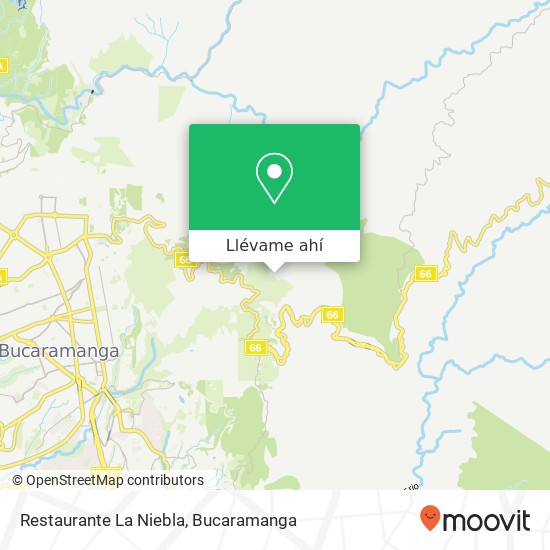 Mapa de Restaurante La Niebla