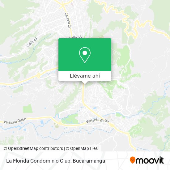 Mapa de La Florida Condominio Club
