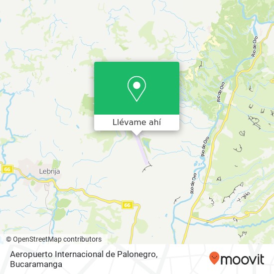 Mapa de Aeropuerto Internacional de Palonegro