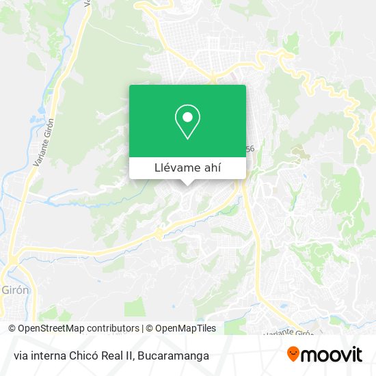 Mapa de via interna Chicó Real II