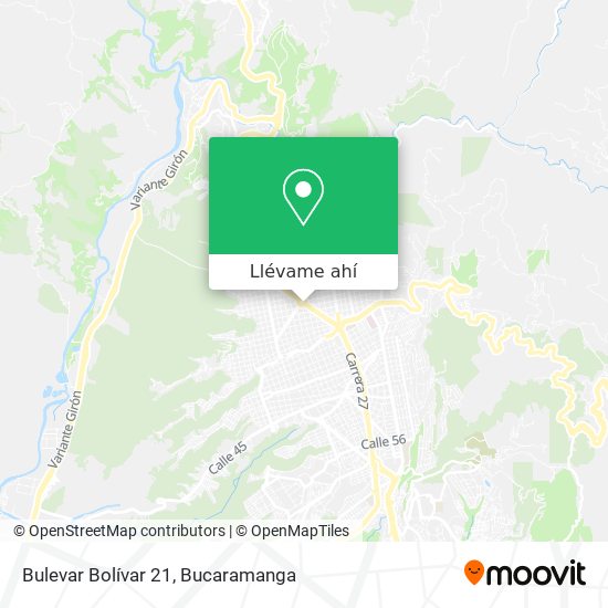 Mapa de Bulevar Bolívar 21