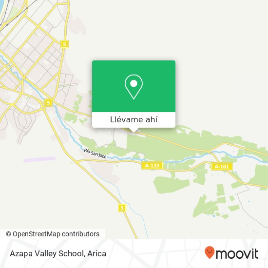Mapa de Azapa Valley School