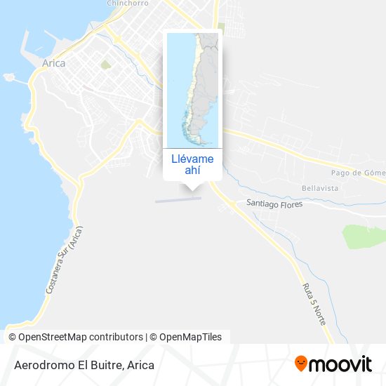 Mapa de Aerodromo El Buitre
