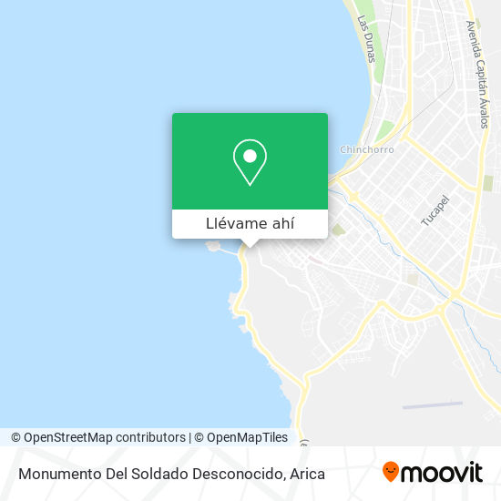 Mapa de Monumento Del Soldado Desconocido