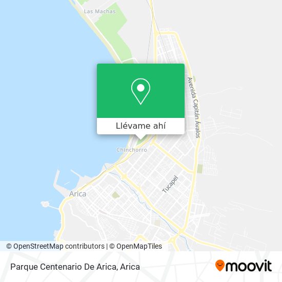 Mapa de Parque Centenario De Arica