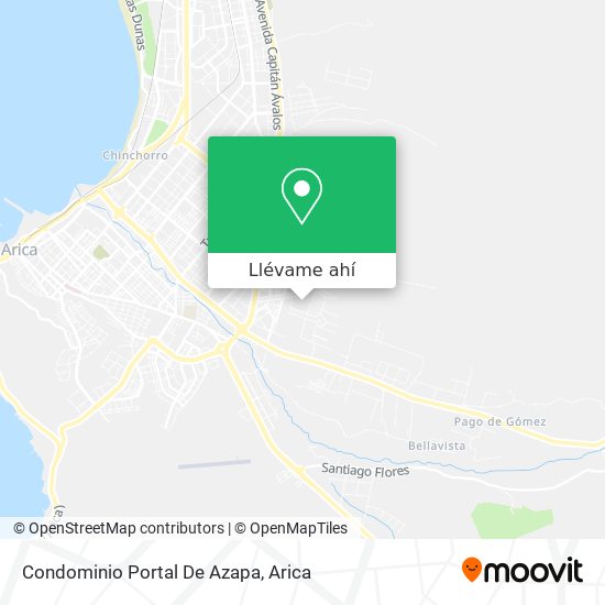 Mapa de Condominio Portal De Azapa
