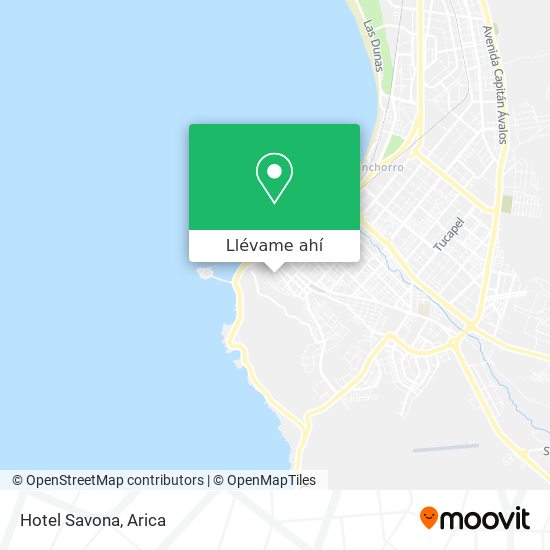 Mapa de Hotel Savona