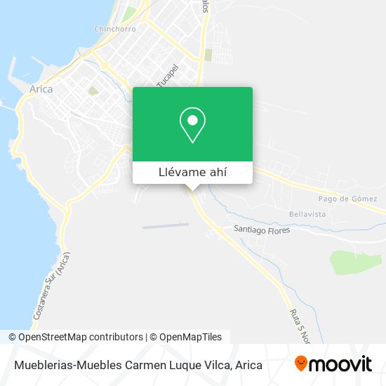 Mapa de Mueblerias-Muebles Carmen Luque Vilca