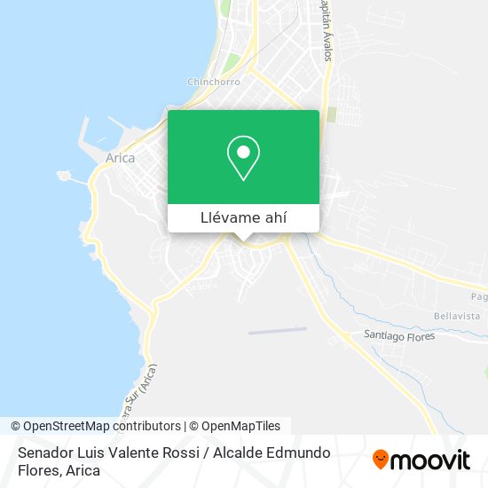 Mapa de Senador Luis Valente Rossi / Alcalde Edmundo Flores