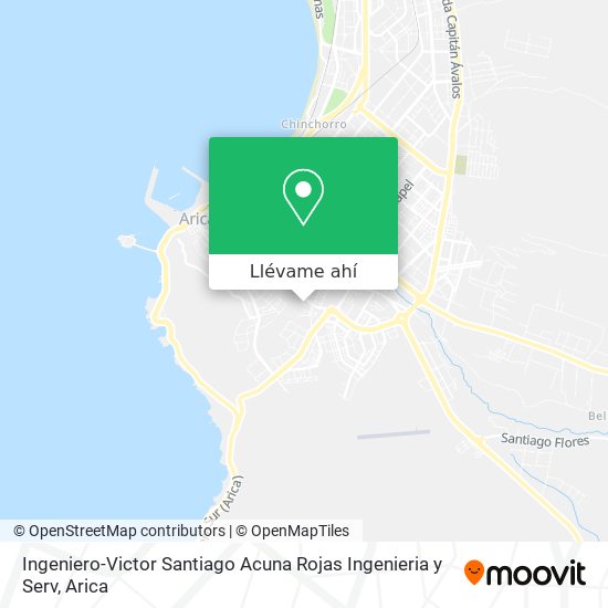 Mapa de Ingeniero-Victor Santiago Acuna Rojas Ingenieria y Serv