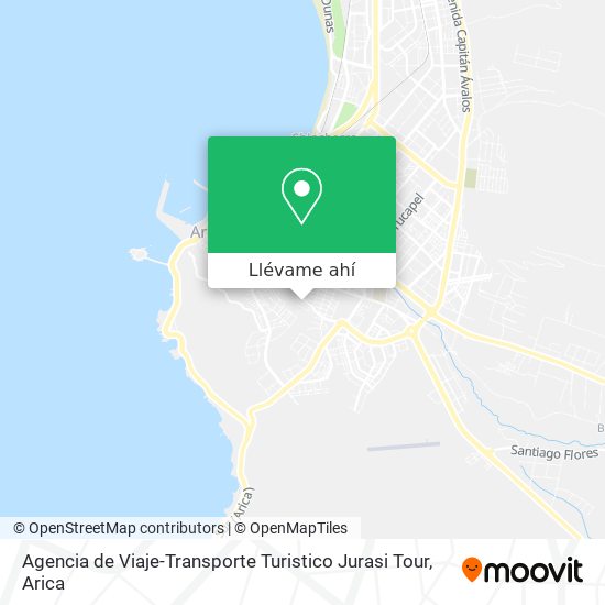 Mapa de Agencia de Viaje-Transporte Turistico Jurasi Tour