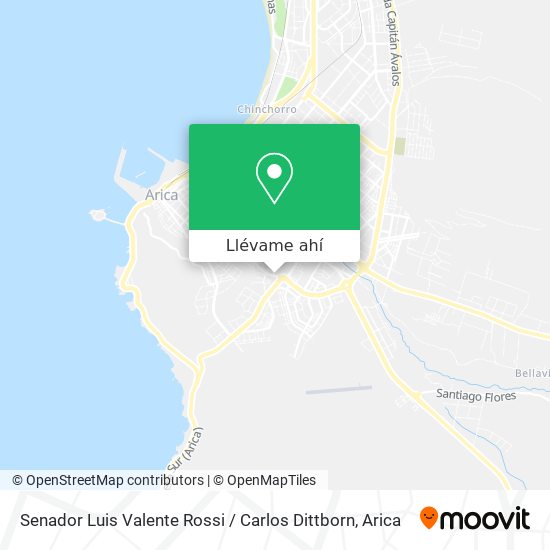 Mapa de Senador Luis Valente Rossi / Carlos Dittborn