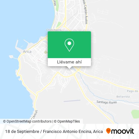 Mapa de 18 de Septiembre / Francisco Antonio Encina