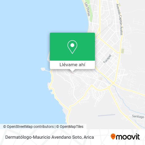 Mapa de Dermatólogo-Mauricio Avendano Soto