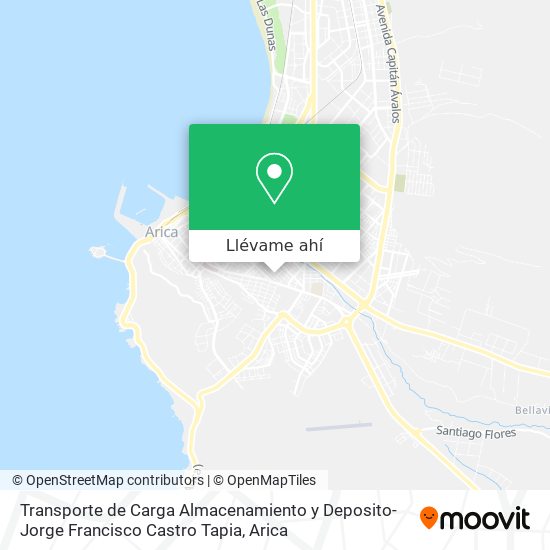 Mapa de Transporte de Carga Almacenamiento y Deposito-Jorge Francisco Castro Tapia