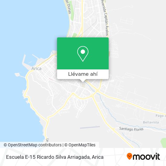 Mapa de Escuela E-15 Ricardo Silva Arriagada