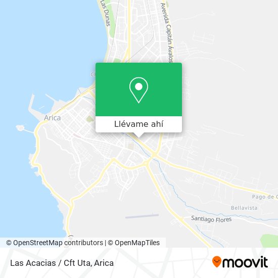Mapa de Las Acacias / Cft Uta
