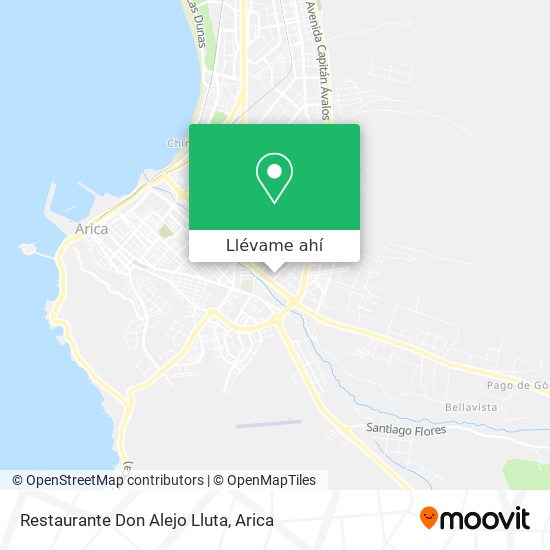 Mapa de Restaurante Don Alejo Lluta