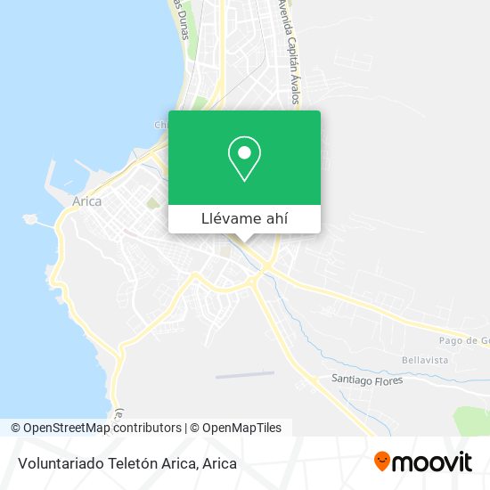 Mapa de Voluntariado Teletón Arica