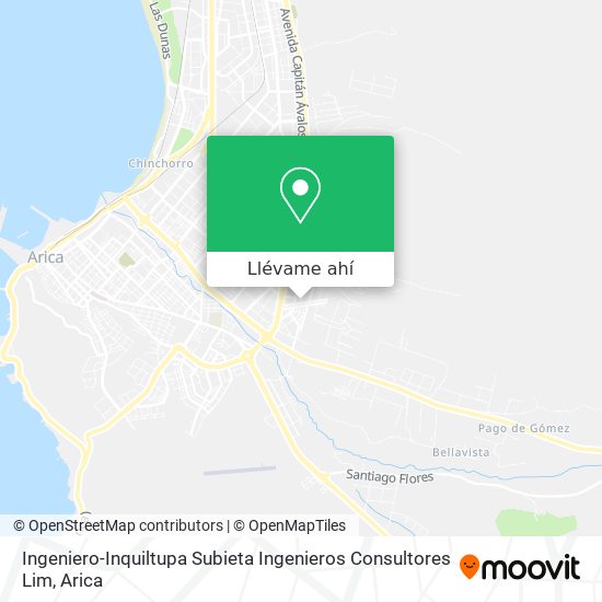 Mapa de Ingeniero-Inquiltupa Subieta Ingenieros Consultores Lim