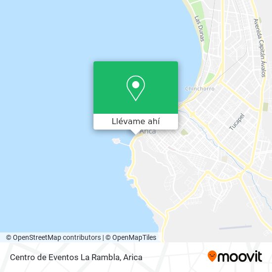 Mapa de Centro de Eventos La Rambla