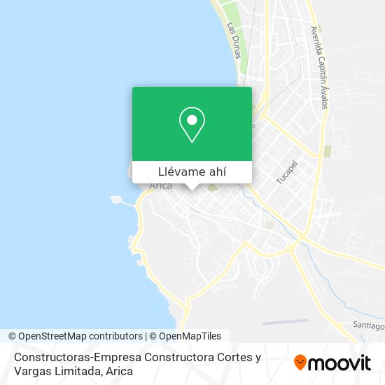 Mapa de Constructoras-Empresa Constructora Cortes y Vargas Limitada