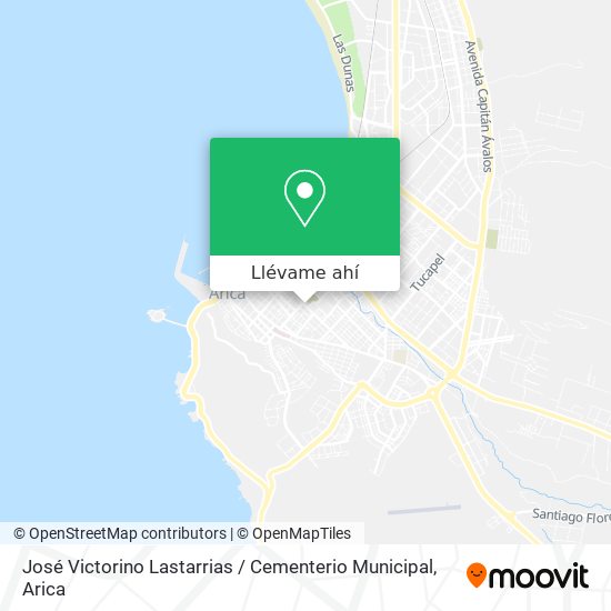 Mapa de José Victorino Lastarrias / Cementerio Municipal