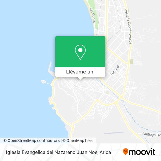 Mapa de Iglesia Evangelica del Nazareno Juan Noe