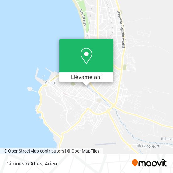 Mapa de Gimnasio Atlas