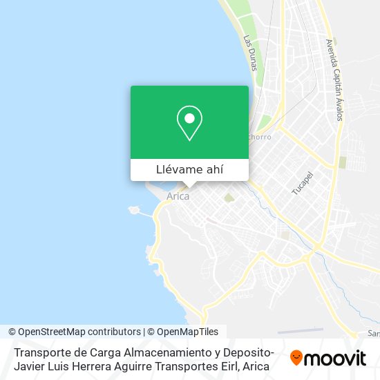 Mapa de Transporte de Carga Almacenamiento y Deposito-Javier Luis Herrera Aguirre Transportes Eirl