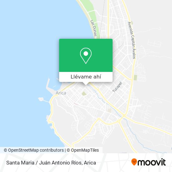 Mapa de Santa Maria / Juán Antonio Ríos