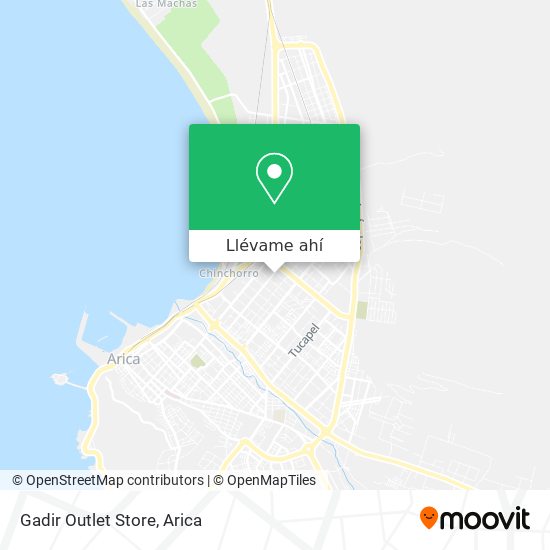 Mapa de Gadir Outlet Store