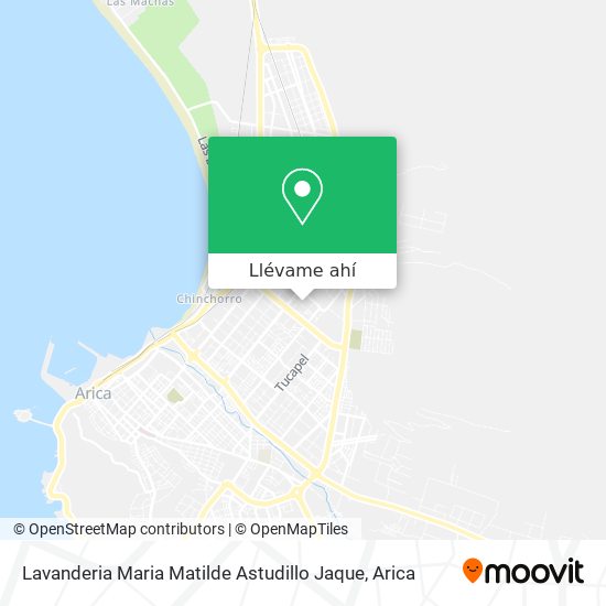 Mapa de Lavanderia Maria Matilde Astudillo Jaque